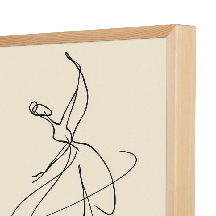 Wallity Pintura Decorativa en Lienzo Enmarcada 70 x 95 cm